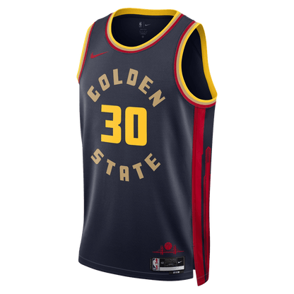 Stephen Curry 30 Golden State Warriors Navy City Edition Jersey - Elite Zone Sports