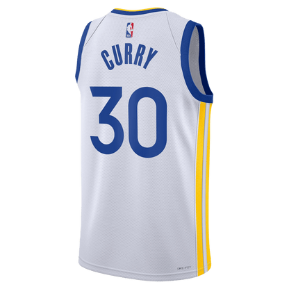 Stephen Curry 30 Golden State Warriors White Association Jersey - Elite Zone Sports