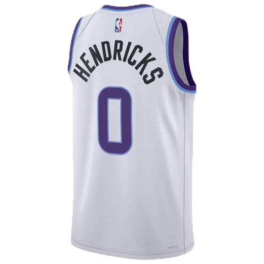 Taylor Hendricks 0 Utah Jazz White Association Jersey - Elite Zone Sports