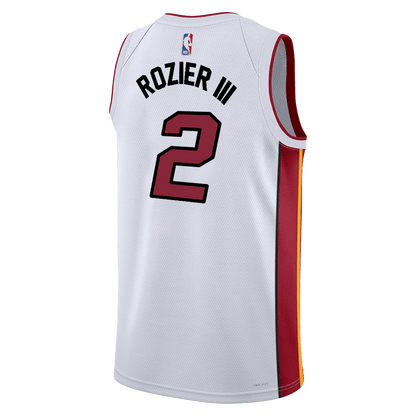 Terry Rozier 2 Miami Heat White Association Jersey - Elite Zone Sports