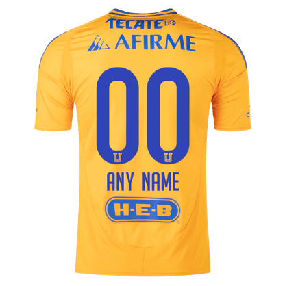 Tigres UANL 24/25 Home Personalized Fans Soccer Jersey - Elite Zone Sports
