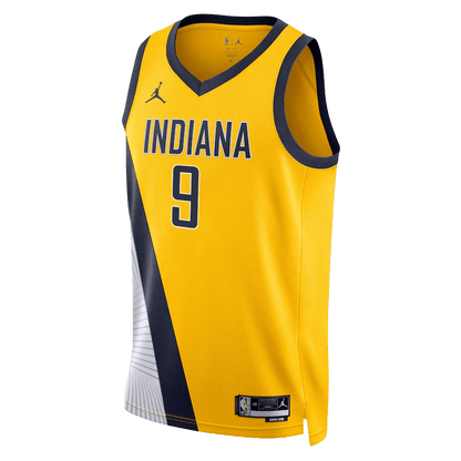 T.J. McConnell 9 Indiana Pacers Gold Statement Jersey - Elite Zone Sports