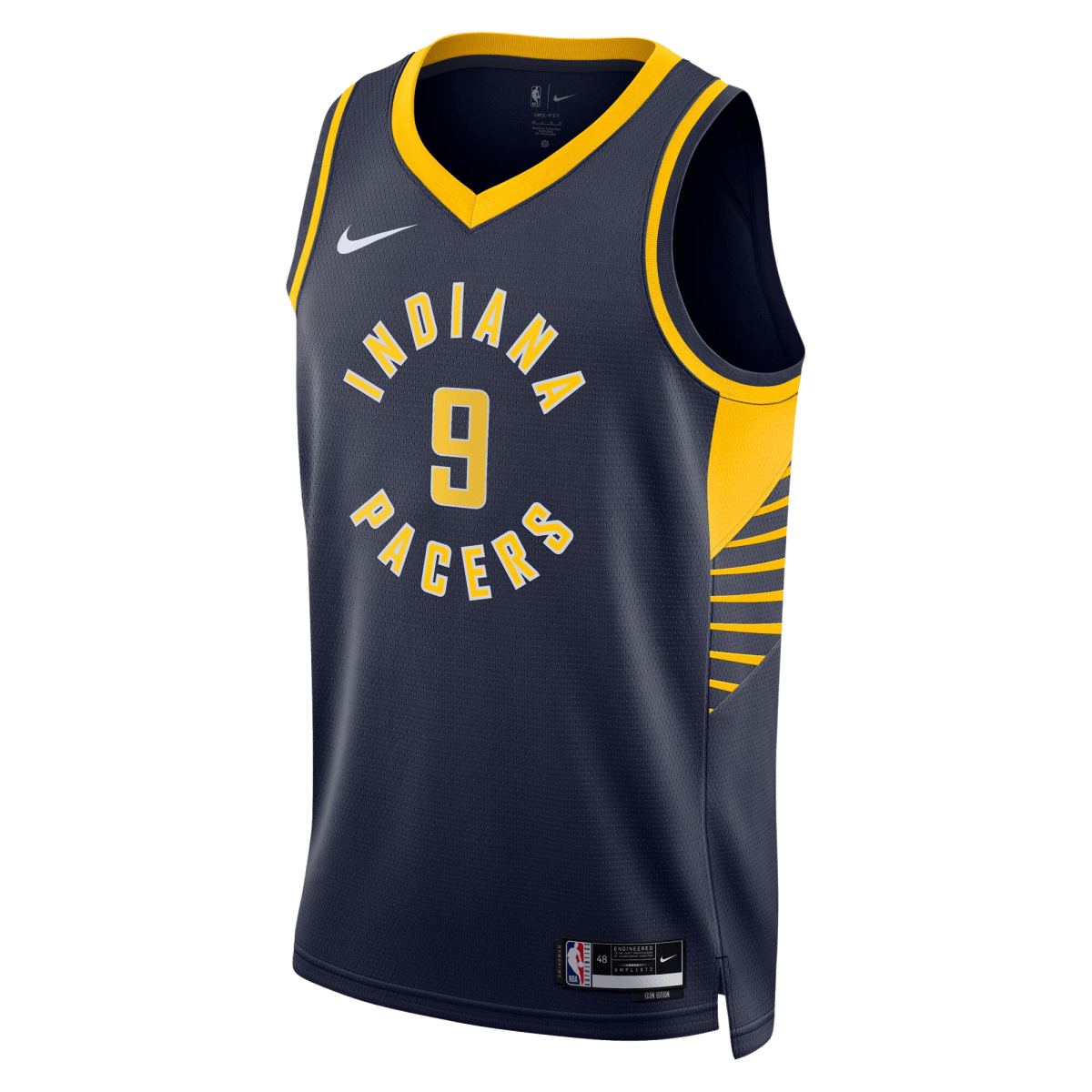 T.J. McConnell 9 Indiana Pacers Navy Icon Jersey - Elite Zone Sports