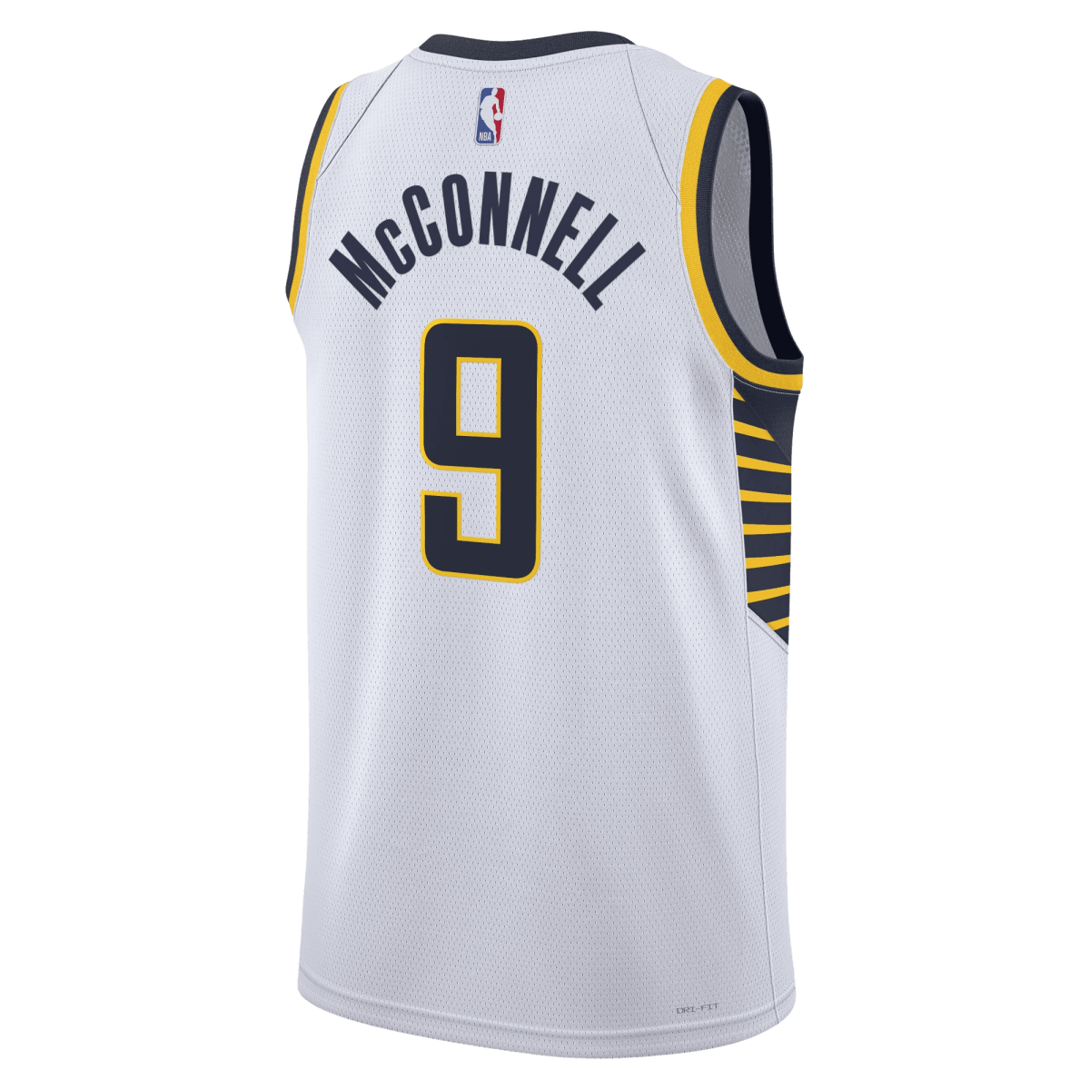 T.J. McConnell 9 Indiana Pacers White Association Jersey - Elite Zone Sports