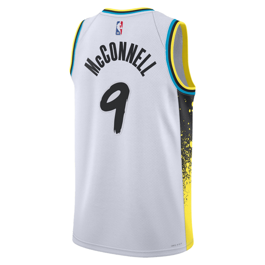 T.J. McConnell 9 Indiana Pacers White City Edition Jersey - Elite Zone Sports