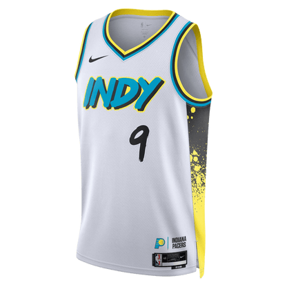 T.J. McConnell 9 Indiana Pacers White City Edition Jersey - Elite Zone Sports