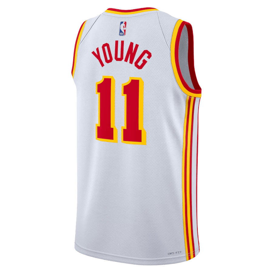 Trae Young 11 Atlanta Hawks White Association Jersey - Elite Zone Sports