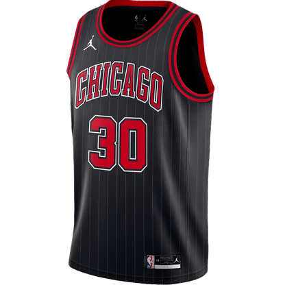 Tre Jones 30 Chicago Bulls Black Statement Jersey - Elite Zone Sports