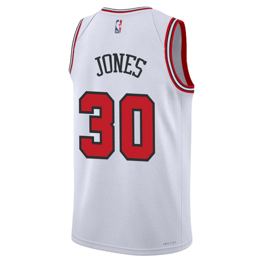 Tre Jones 30 Chicago Bulls White Association Jersey - Elite Zone Sports