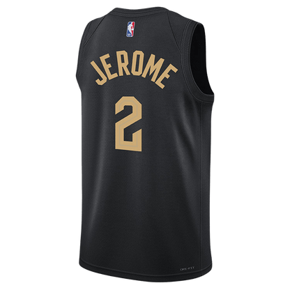Ty Jerome 2 Cleveland Cavaliers Black Statement Jersey - Elite Zone Sports