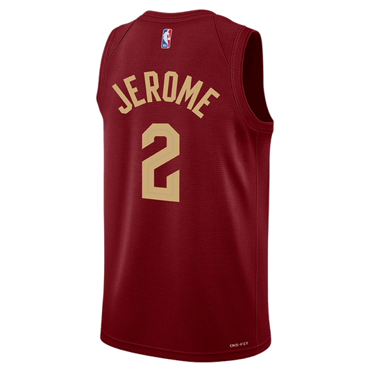 Ty Jerome 2 Cleveland Cavaliers Burgundy Icon Jersey - Elite Zone Sports