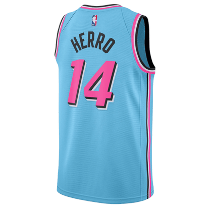 Tyler Herro 14 Miami Heat Blue ViceWave Jersey - Elite Zone Sports