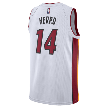 Tyler Herro 14 Miami Heat White Association Jersey - Elite Zone Sports