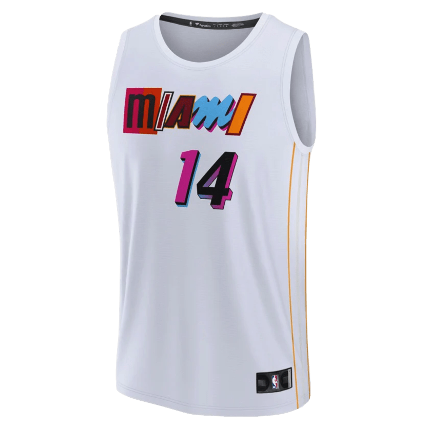 Tyler Herro 14 Miami Heat White Mashup Jersey - Elite Zone Sports