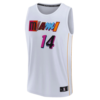Tyler Herro 14 Miami Heat White Mashup Jersey - Elite Zone Sports