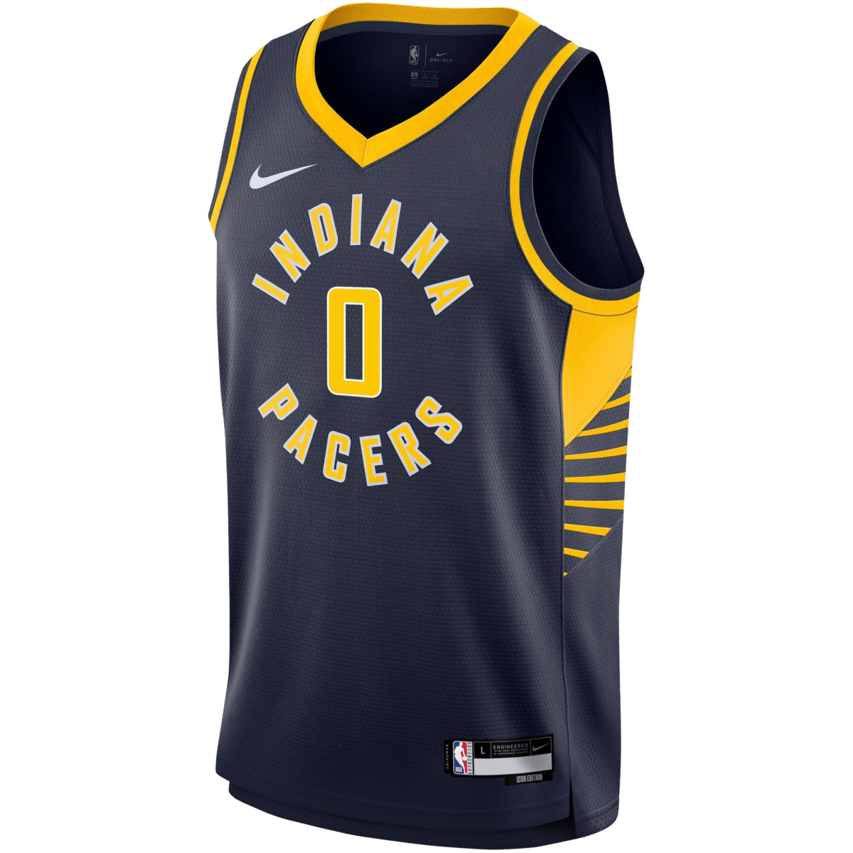 Tyrese Haliburton 0 Indiana Pacers Navy Icon Jersey - Elite Zone Sports