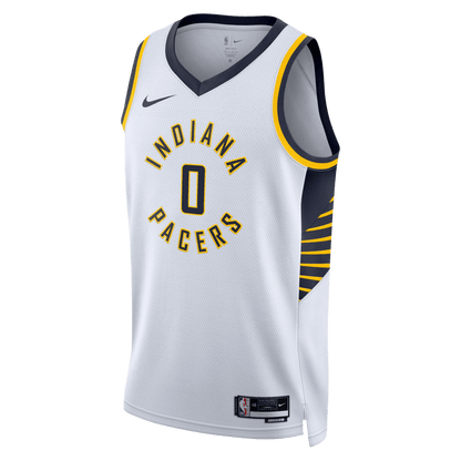 Tyrese Haliburton 0 Indiana Pacers White Association Jersey - Elite Zone Sports