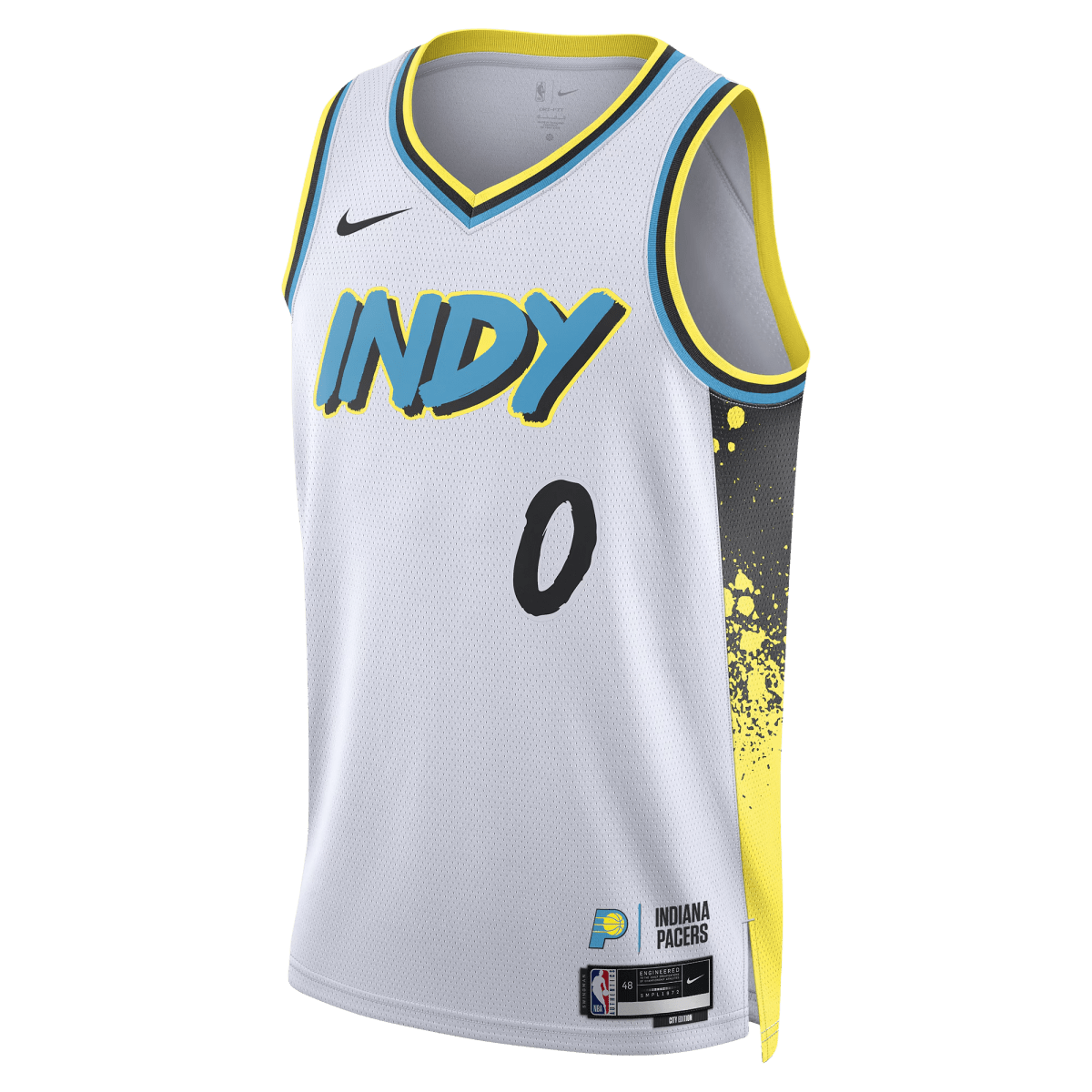 Tyrese Haliburton 0 Indiana Pacers White City Edition Jersey - Elite Zone Sports