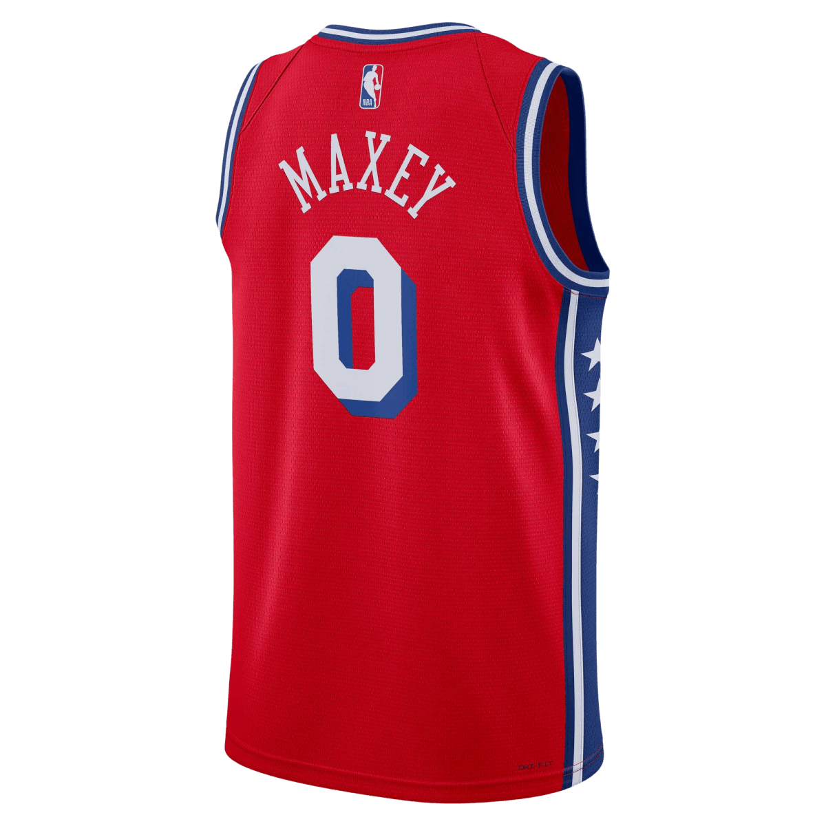 Tyrese Maxey 0 Philadelphia 76ers Red Statement Jersey - Elite Zone Sports