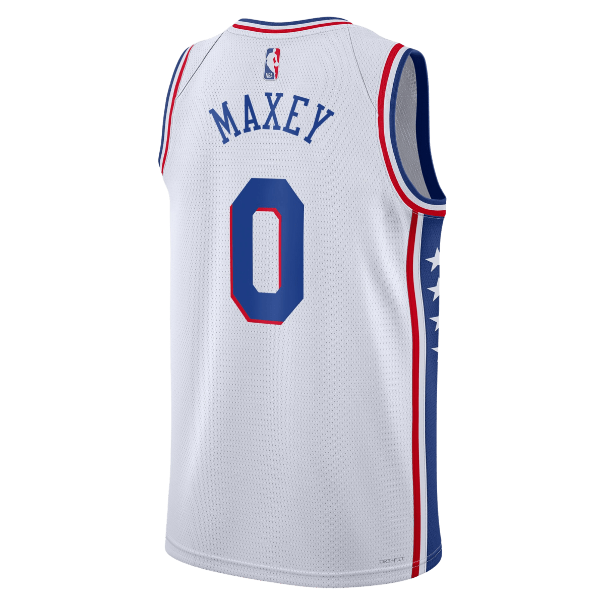 Tyrese Maxey 0 Philadelphia 76ers White Association Jersey - Elite Zone Sports