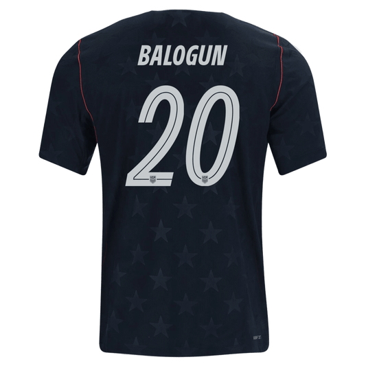 USA 2026 Away Jersey Folarin Balogun 20 - Elite Zone Sports