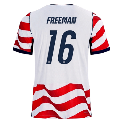 USA 2026 Home Jersey Alex Freeman 16 - Elite Zone Sports