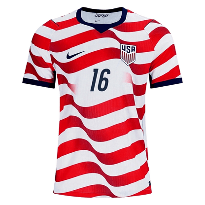 USA 2026 Home Jersey Alex Freeman 16 - Elite Zone Sports