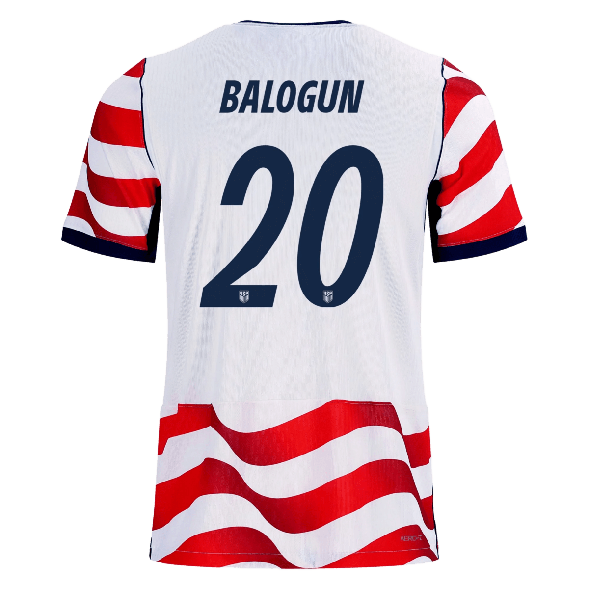 USA 2026 Home Jersey Folarin Balogun 20 - Elite Zone Sports