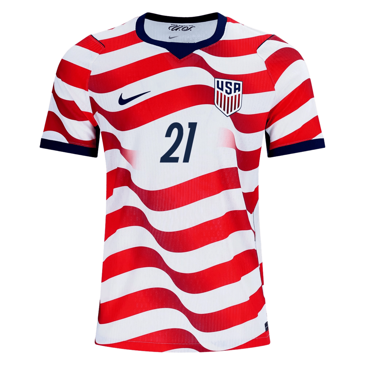 USA 2026 Home Jersey Timothy Weah 21 - Elite Zone Sports