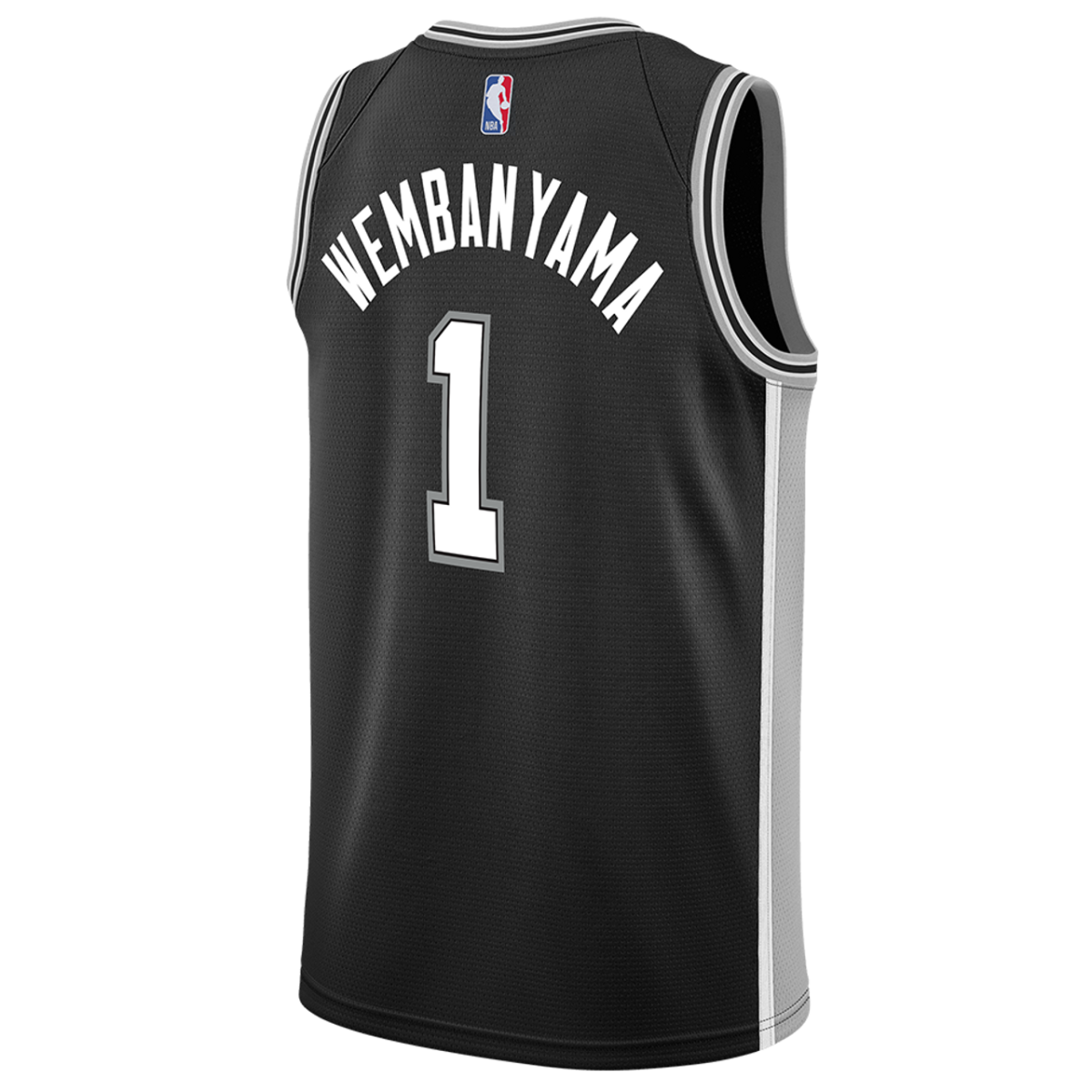 Victor Wembanyama 1 San Antonio Spurs Black Icon Jersey - Elite Zone Sports