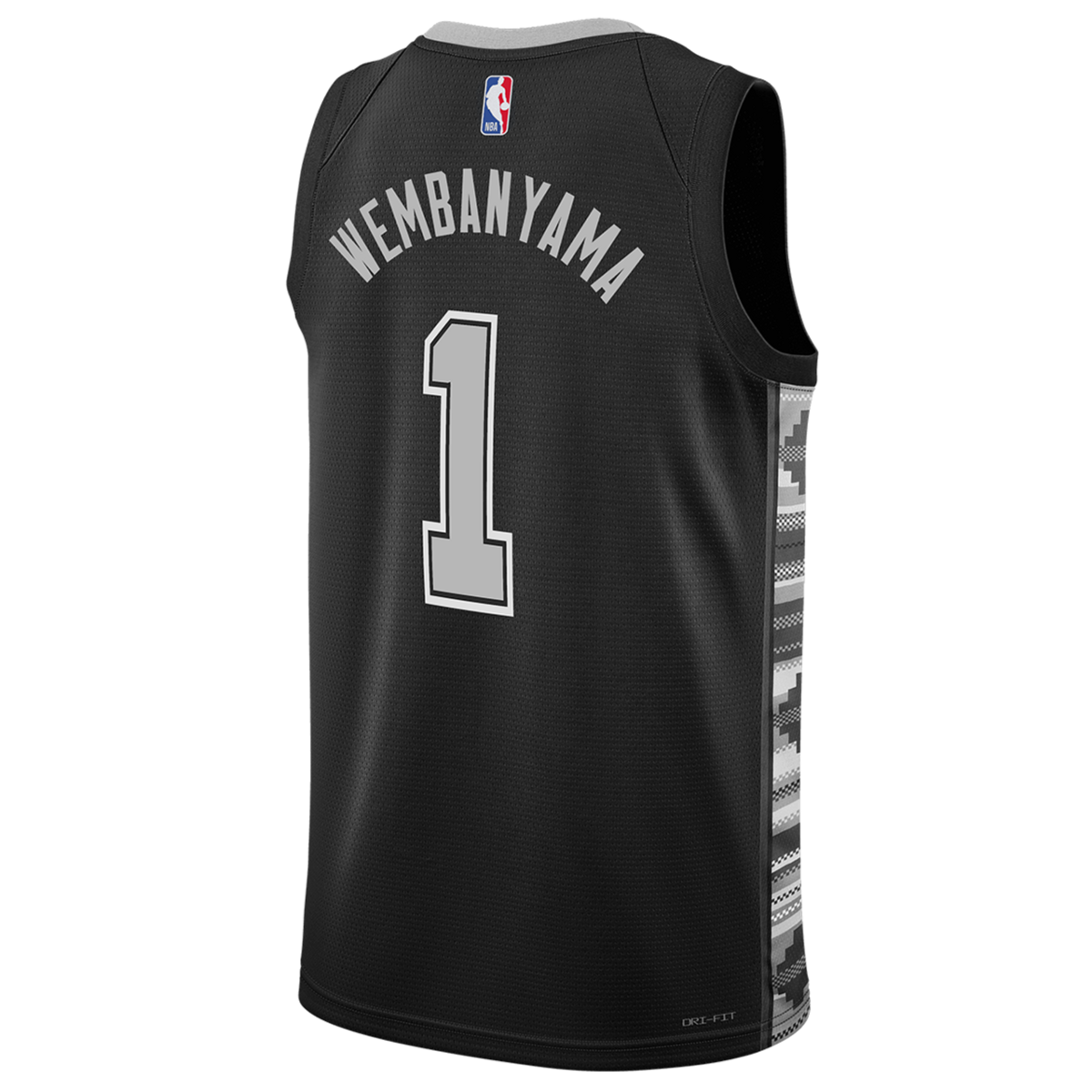 Victor Wembanyama 1 San Antonio Spurs Black Statement Jersey - Elite Zone Sports