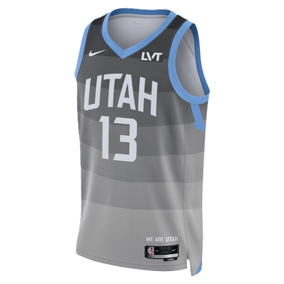 Walter Clayton Jr. 13 Utah Jazz Gray 2025/26 City Edition Jersey - Elite Zone Sports