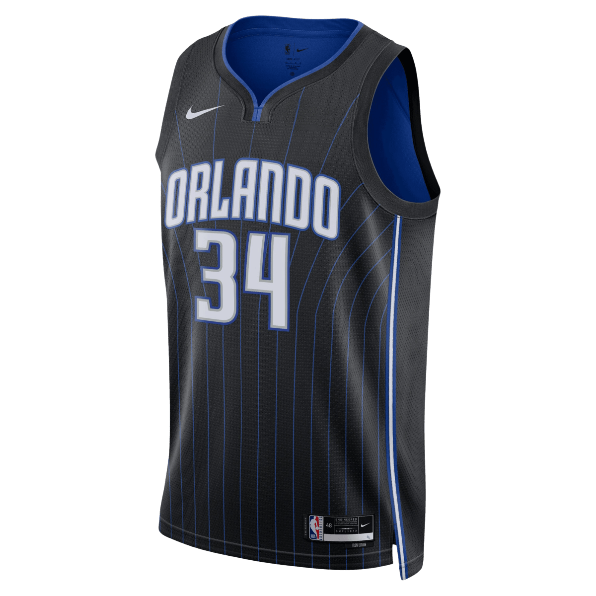 Wendell Carter Jr. 34 Orlando Magic Black Icon Jersey - Elite Zone Sports