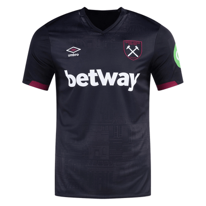 West Ham 24/25 Away Personalized Fans Soccer Jersey - Elite Zone Sports