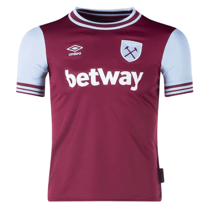 West Ham 24/25 Home Youth Soccer Jersey - Elite Zone Sports