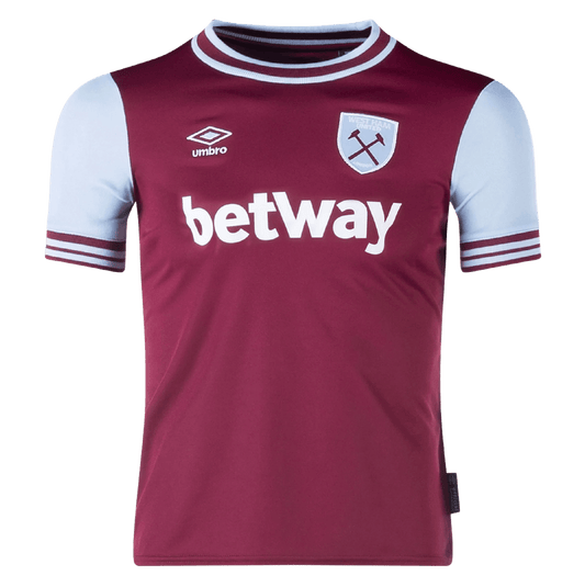 West Ham 24/25 Home Youth Soccer Jersey - Elite Zone Sports