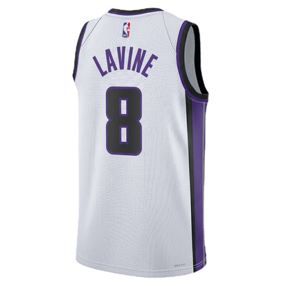 Zach LaVine 8 Sacramento Kings White Association Jersey - Elite Zone Sports