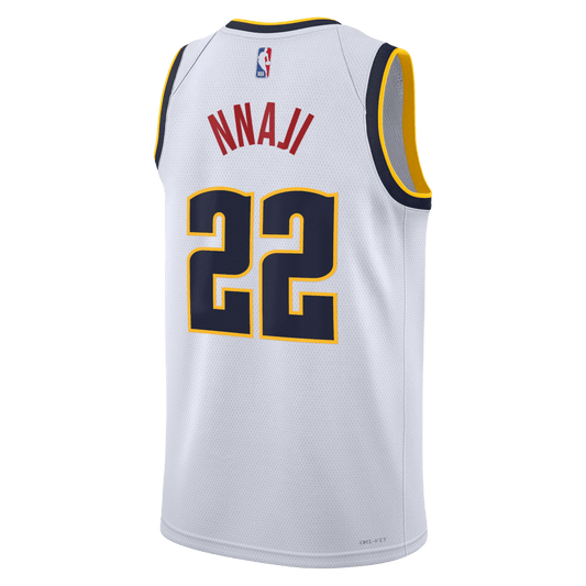 Zeke Nnaji 22 Denver Nuggets White Association Jersey - Elite Zone Sports