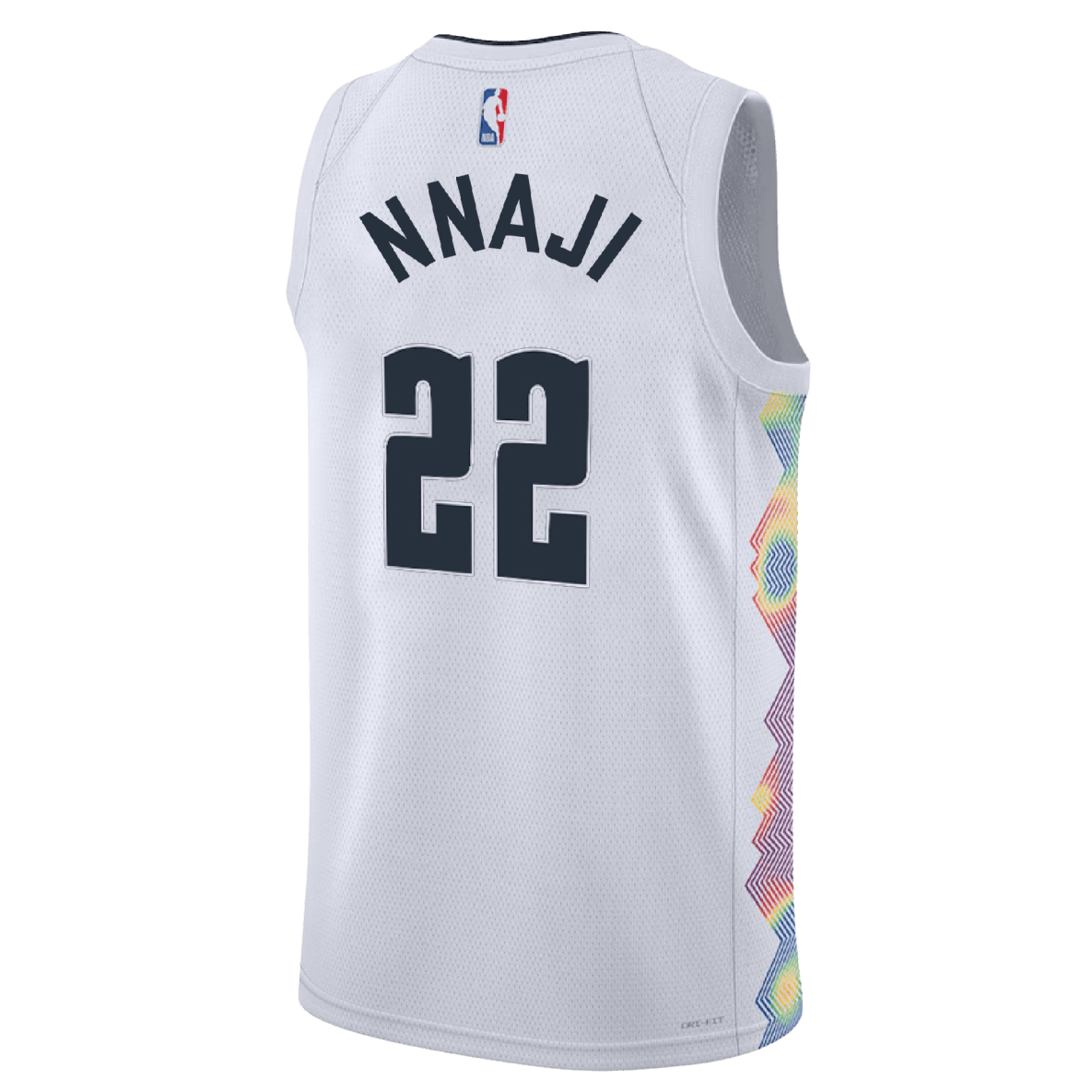 Zeke Nnaji 22 Denver Nuggets White City Edition Jersey - Elite Zone Sports